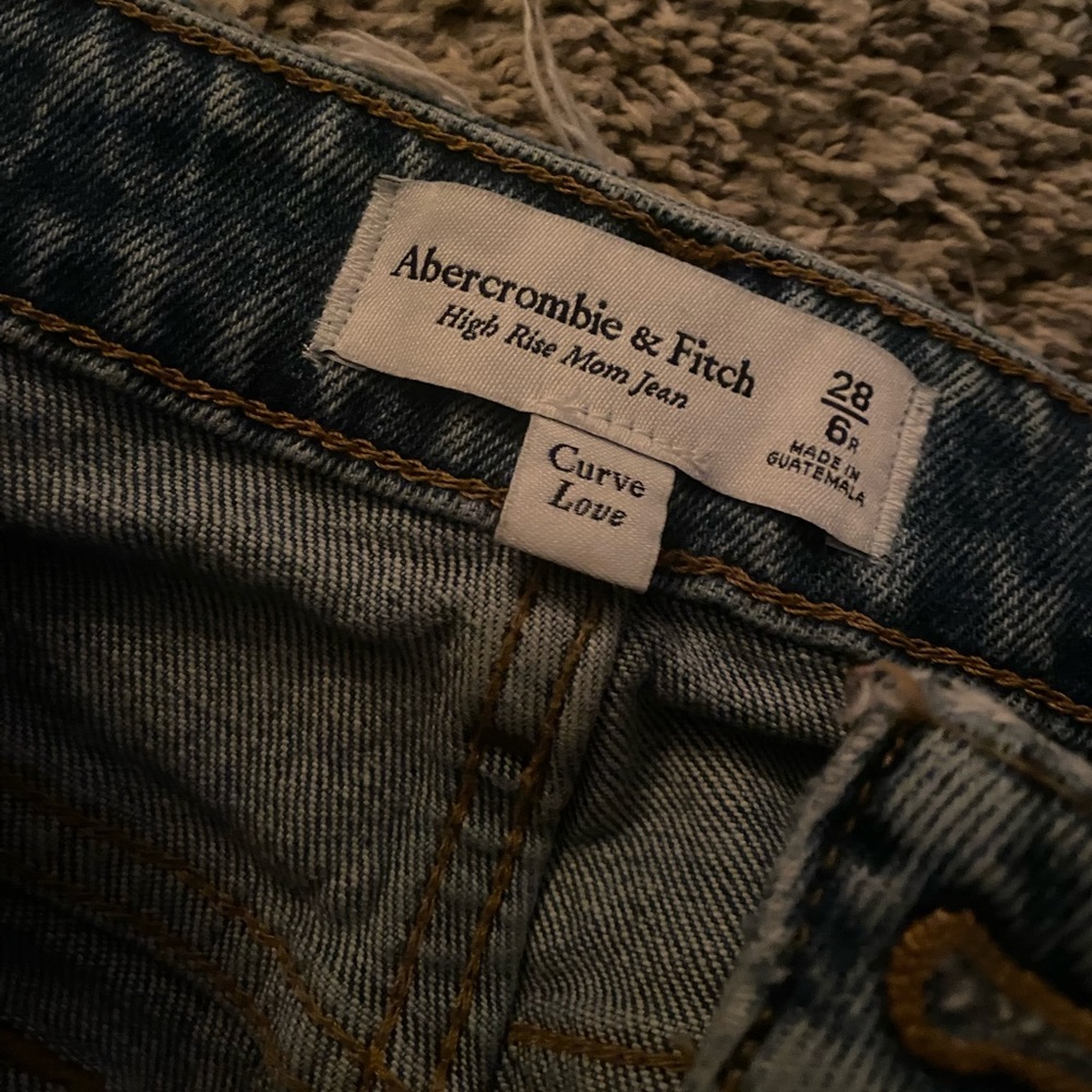 Abercrombie High Rise Mom Jeans